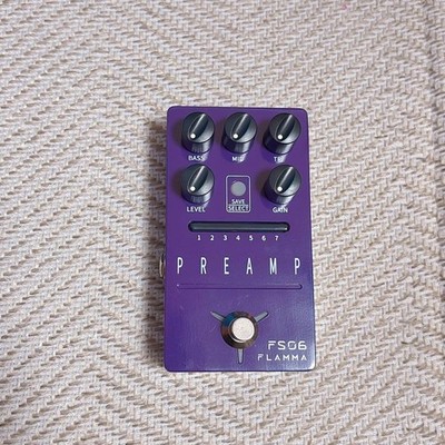 Flamma FS06 Preamp Guitar Effects Pedal Compact Multi-Mode True Bypass