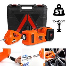 Electric Car Jack 5 Ton 12v Hydraulic Floor Jack Kit Welectric Impact Wrench