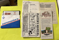 Commodore 64 JOHN ELWAY's QUARTERBACK - with manual and other docs Tested Works 