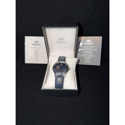 ORIENT Bambino F6T2-UAA0 Automatic Open Heart Black Watch for sale