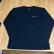 Snow Peak Bonfire Stand Back Print Cut and Sew Black M Size