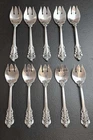 Wallace Grande Baroque Sterling Silver 10 Ice Cream Forks Lot A [Price Decrease]