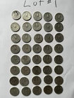 Roll Of 40 Silver Quarters Pre- 64 Mixed Dates Mostly In 40’s 90% Silver