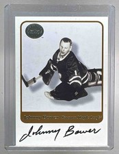 Johnny Bower 2001 Fleer Greats of the Game #NNO Auto