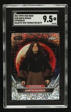 2024 Chrome Star Wars Hyperspace Galactic Dust Refractor 50/75 Darth Sidious z7j