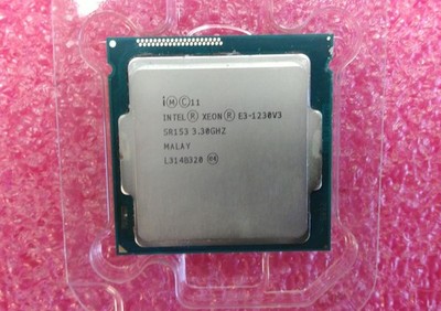Intel Xeon E3-1230 v3 SR153 3.3GHz Quad Core LGA 1150 CPU Processor