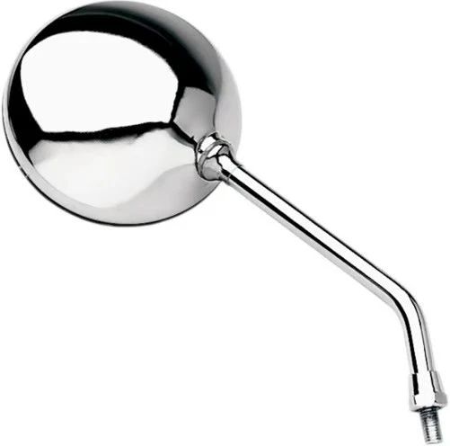 Emgo Universal Round Mirror - Long Stem - Chrome-Plated - Either 20-35200 - Image 2 of 4