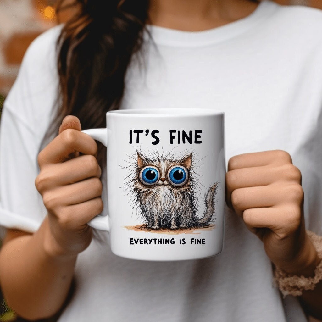 Sarcastic Cats Mug Funny Cat Lover Gift Witty Coffee Cup 11Oz