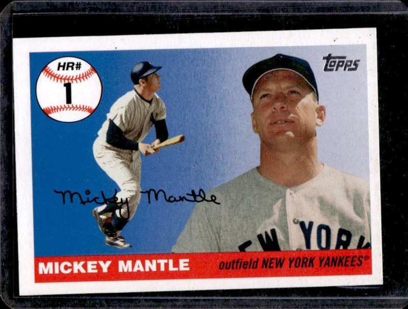 2006 Topps Mickey Mantle Home Run History #MHR1 New York Yankees