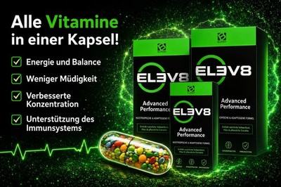 ELEV8 von B-Epic Leistungsstarke Lifestyle-Produkte Gesundheits Energy Kapseln 