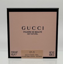 Gucci Poudre De Beaute Mat Naturel 01.5 Beauty Face Powder Setting 0.35 Refil