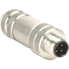 1pc TURCK CMBD 8141-0/PG9 M12 Connector, 4 Pin, Screw Terminal, D Coded, St