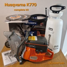 Husqvarna K770 Disc Cutter 300mm 12" Blade Cutting Saw + Blades + Water System