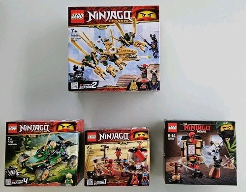 LEGO Ninjago 70666 Goldener Drache & 70680 & 70606 & 71700 NEU OVP 