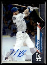 2020 Topps Chrome Autographs Kyle Garlick RC Auto Los Angeles Dodgers #RA-KG