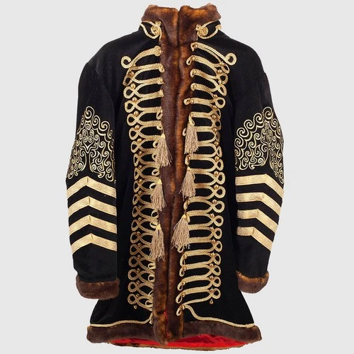 Men's Jimi Handrix Army Officer Black Hussar Jacket - product listing photo