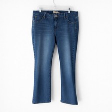 Kut From The Kloth Bootcut Flare Mid Rise Medium Wash Denim Jeans Size 16W