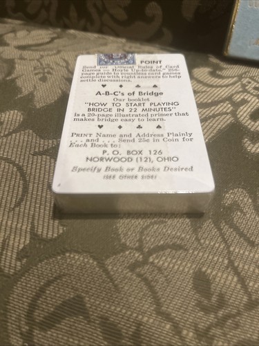 Vintage Commercial Steel Treating Corporation Advertising Playing Cards Sealed - Picture 5 of 9