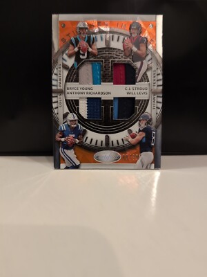 2023 CERTIFIED STITCHES IN TIME YOUNG STROUD RICHARDSON LEVIS QUAD PATCH /30 RC