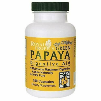 Royal Tropics The Original Green Papaya Digestive Aid - 150 Capsules | eBay