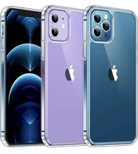 Temdan Ultra Slim Clear Case Compatible with iPhone 12/12 Pro