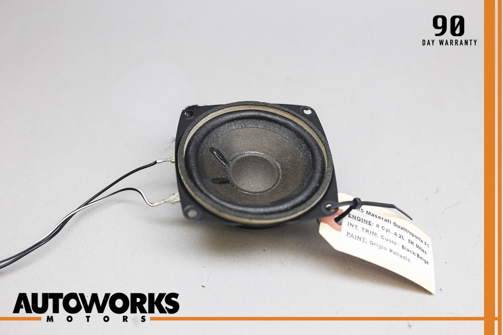 03-13 Maserati Quattroporte M139 Dashboard Dash Center Audio Speaker Bose OEM