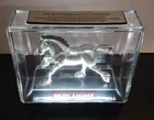 Bud Light Clydesdale Light Up Bar Sign Vtg 80's Budweiser Man Cave Beer Working