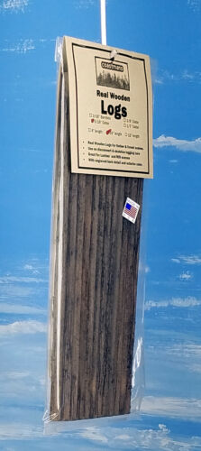 10" x 5/16" LOGS, Dozen, REAL WOOD, Dyed&BarkDetailed, HO / N /O/S, COMBineSHIP - Picture 10 of 12