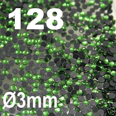500 Strass Thermocollants Rouge - 3mm (S10) Pour Décorations Tissu, Papier, Carton
