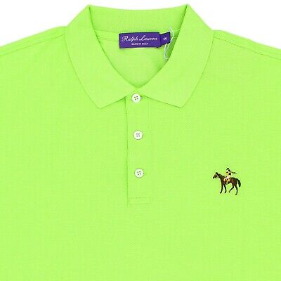 Ralph Lauren Polo Shirt, Men's Purple Label, with Stitched Ralph Lauren Polo Shirt, Men's Purple Label, with Stitched