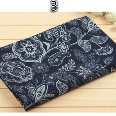 Tissu Coton Imprimé Floral - Pour Robe Kimono, Couture Et Loisirs Créatifs - Vendu Au Mètre