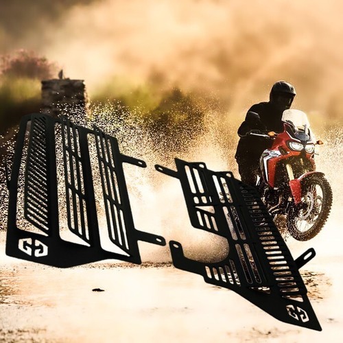 GoGravel Honda CRF1000L Africa Twin steel radiator protector - Picture 2 of 5