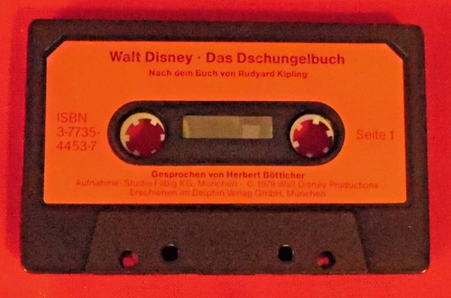 MC : Walt Disney , Das Dschungelbuch , Delphin 3-7735-4453-7 , 1979 , geschraubt - Bild 3 von 6