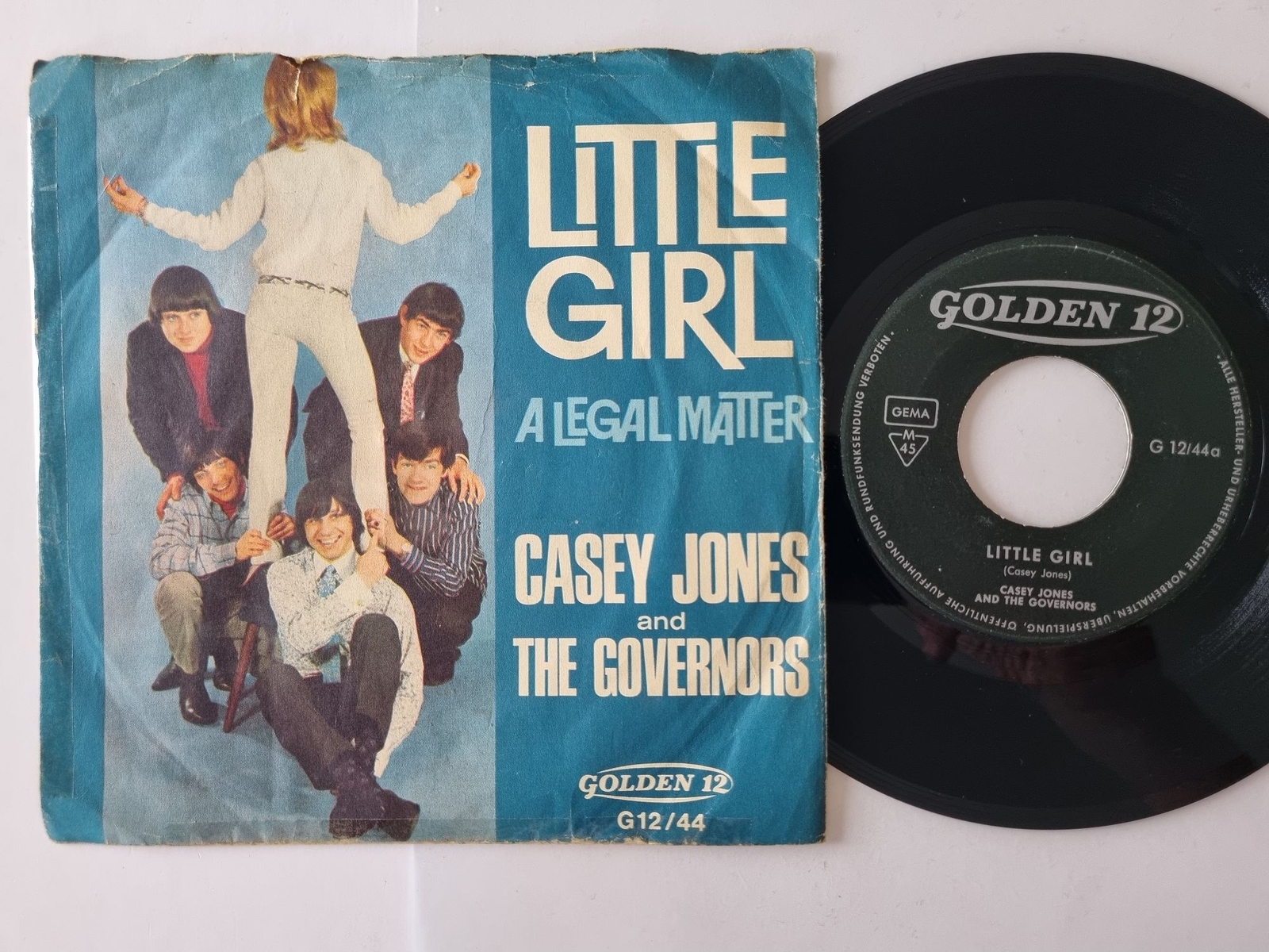 Casey Jones & The Governors - Little girl 7'' Vinyl Germany