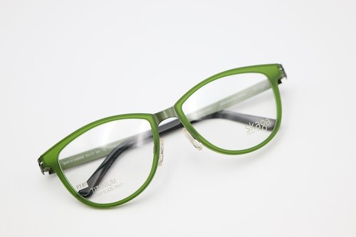 SKAGA 2537-U GIESSE 301 Green 53-17-135 Eyeglass Frames TITANIUM ITALY PT49