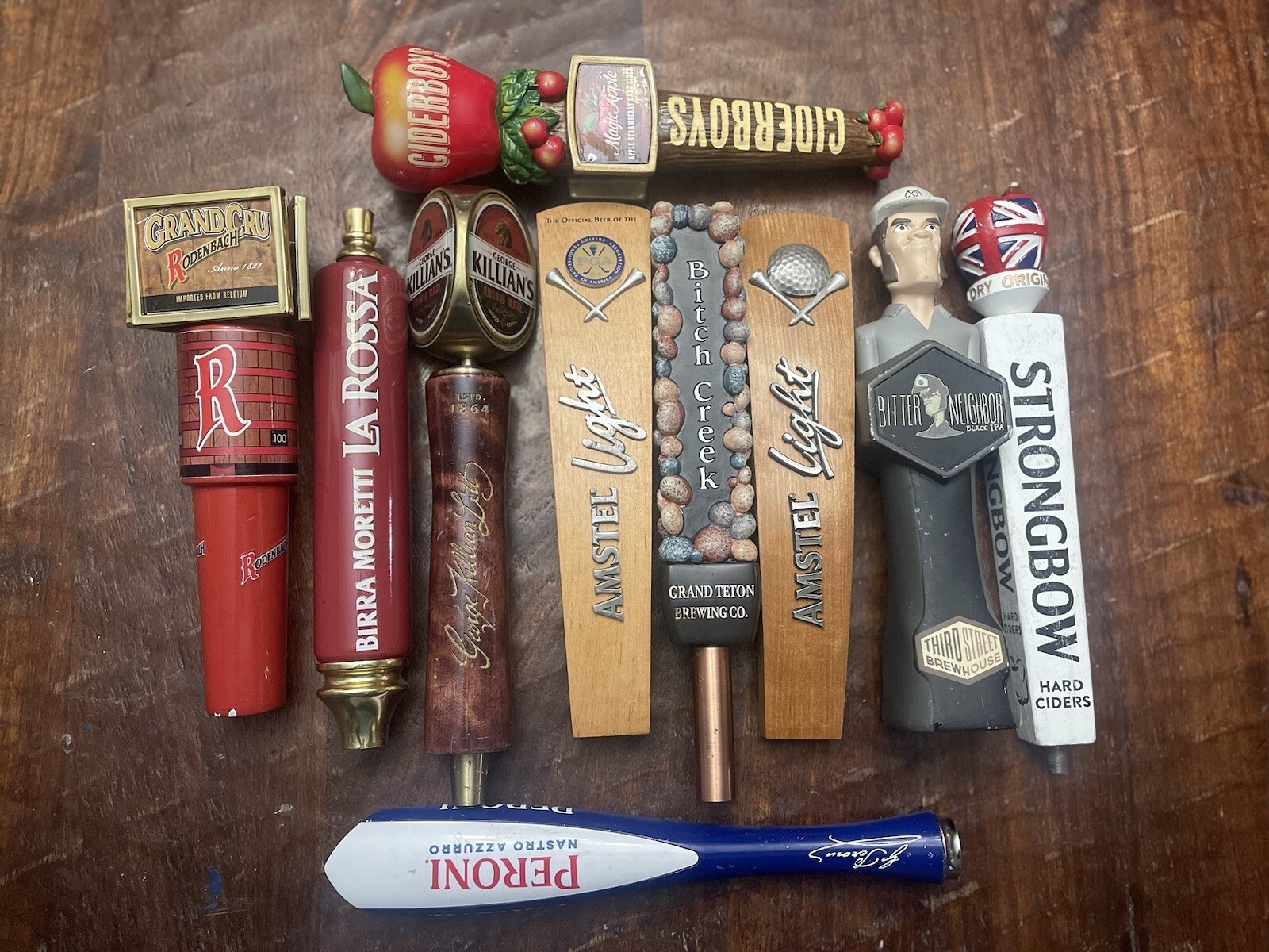 Lot of 10 Beer Tap Handles eBay