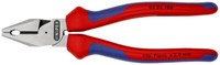 Knipex 02 02 180 Sb Kraft-Kombizange Mit Mehrkomponenten-HüLlen Schwarz Atrament