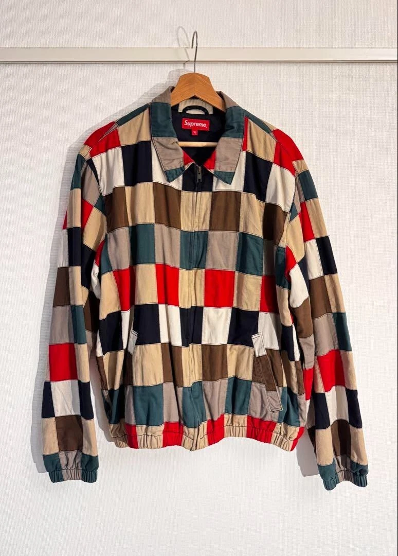 Veste Harrington Supreme 19SS Patchwork Taille XL Coton Multicolore Occasion