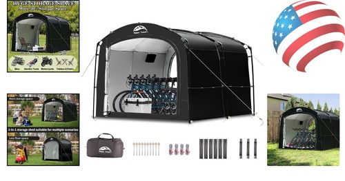 8×7ft Multi-Purpose Outdoor Shed with Enhanced Space & Durable Construction - Picture 2 of 10