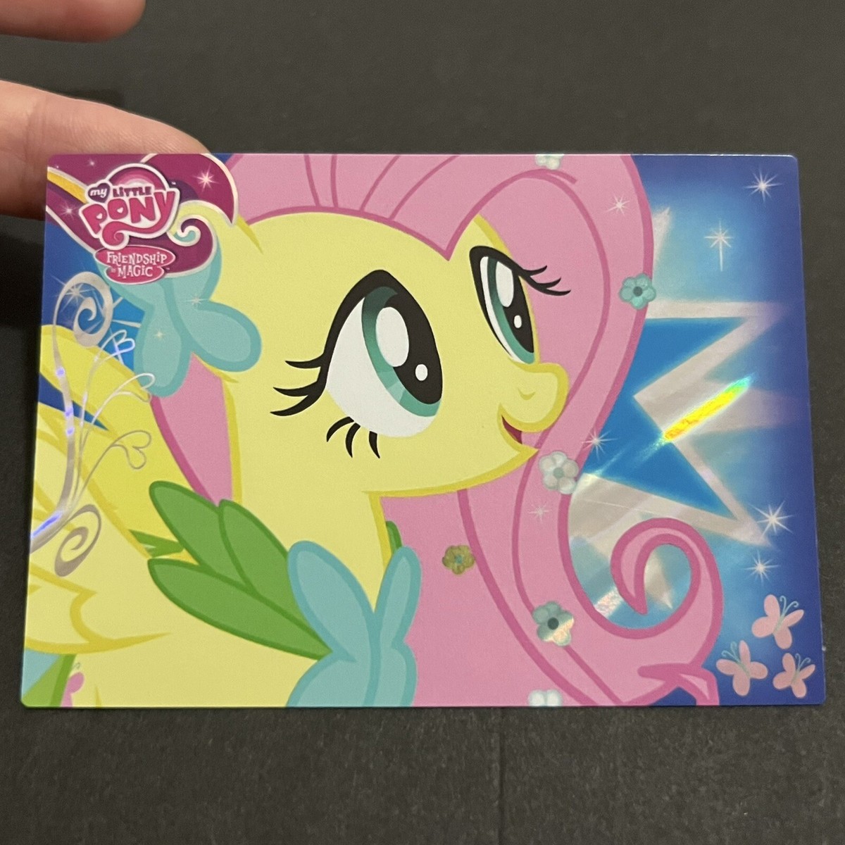 My Little Pony MLP FIM Fluttershy Collector's Box Promo Holo Card