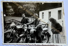 orig. Photo Motorcycle Vintage around 1960