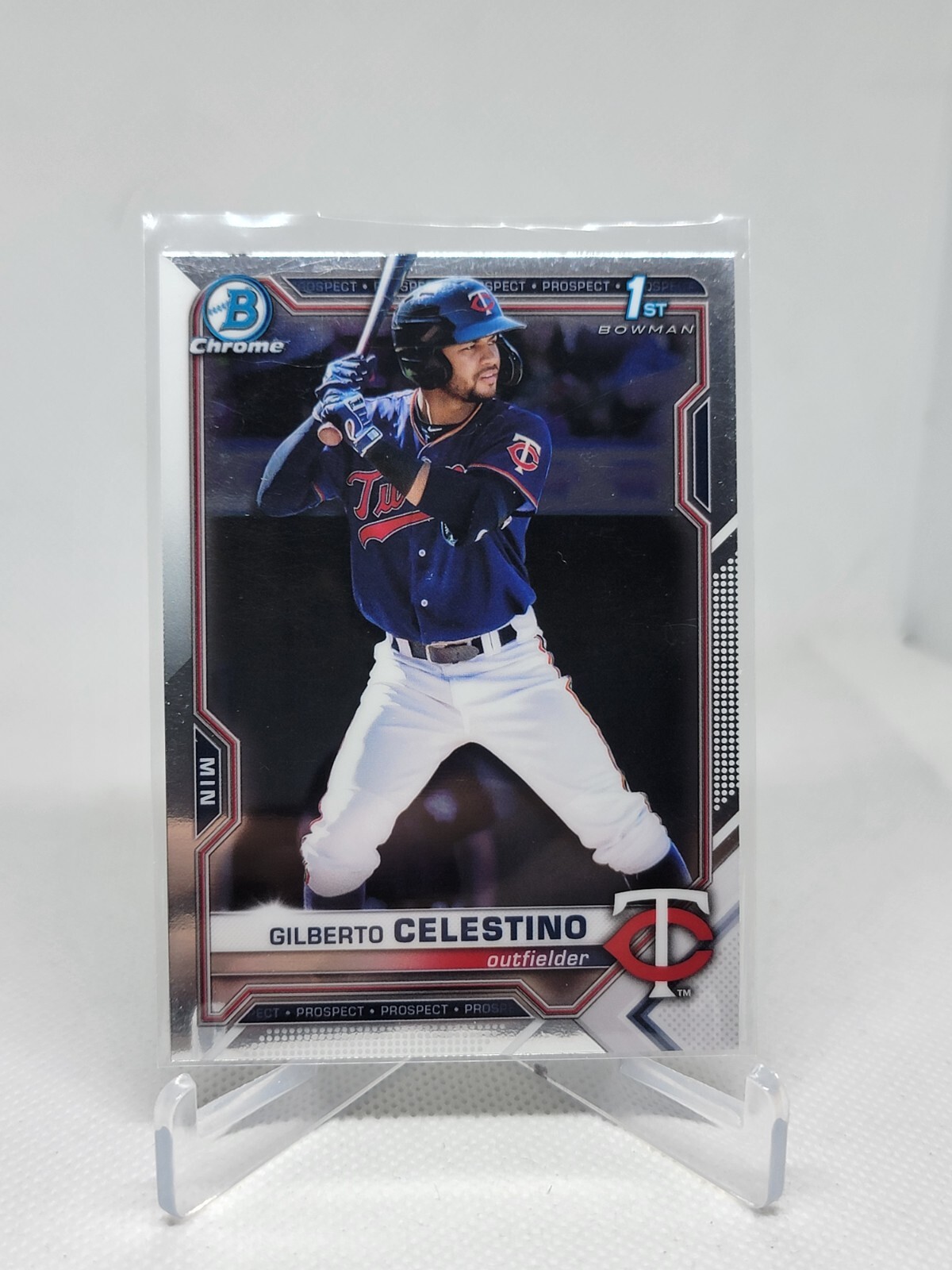 2021 Bowman Chrome Prospects #BCP-232 Gilberto Celestino 1st Bowman Twins C7E