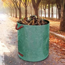 Collapsible Portable Garden Waste Bags Plastic Heavy Duty Lawn Leaf Bag 72 Gal
