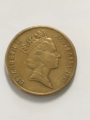 1993 Australian Queen Elizabeth II One Dollar coin Landcare