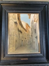Superb Maria Antonia Yanes "Pastrana" Oil Painting - Signed And Framed
