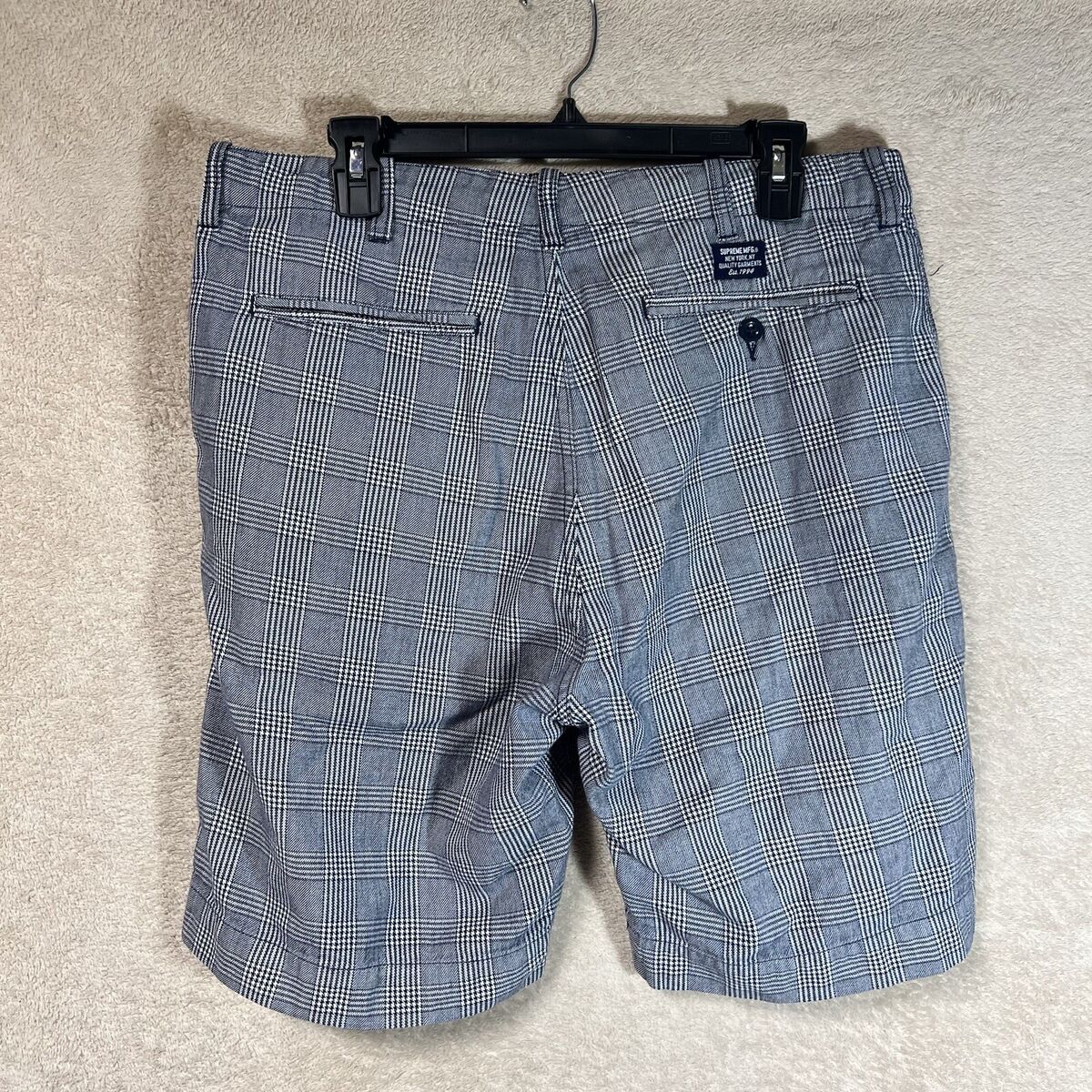 Supreme Plaid Shorts 9” Mens 32 Gray | eBay Supreme Plaid Shorts 9” Mens 32 Gray | eBay