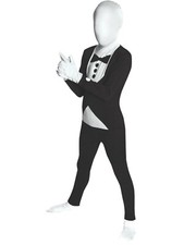 MorphCostumes 1 Piece Tuxedo Boy's Size: Large 10-12 New Halloween 