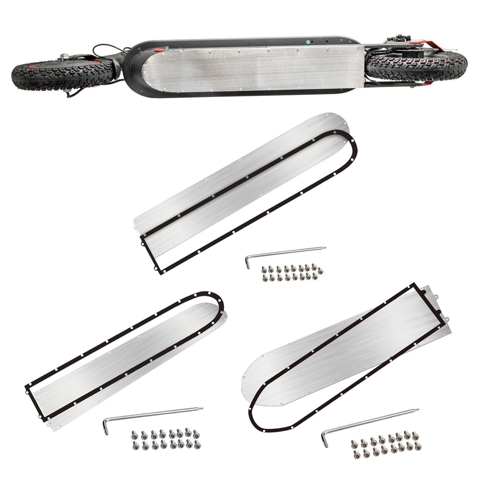 Scooter Bottom Battery Cover Plate Stainless Steel Waterproof Anti-Collision