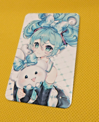 Hatsune miku Cinnamiku Waifu Goddess Story Anime Girl card