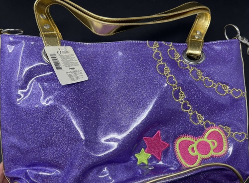 Vintage Hello Kitty Purple Glitter Purse New With With Tags - Picture 8 of 14